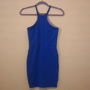 XS DONNA MIZANI BLUE BODYCON DRESS